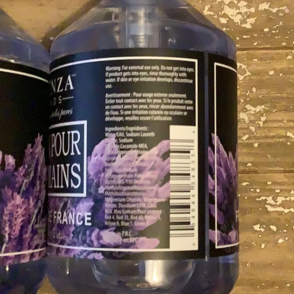 TWO (2) FRENCH LAVENDER ESSENZA BLENDS LUXURY HAND SOAP